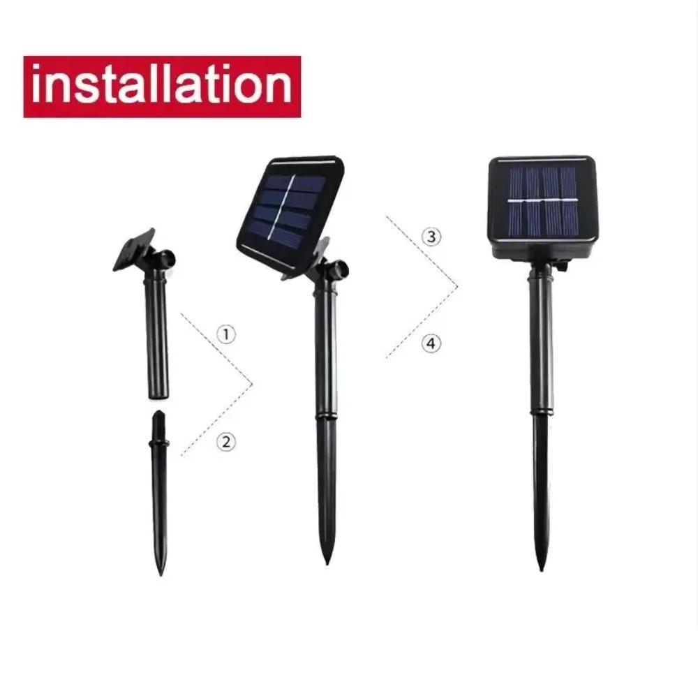 Sfoară Luminoasă Solară de Crăciun 7m/12m/22m Impermeabilă pentru Exterior Ghirlandă Xmas Decorațiune Grădină Zâne