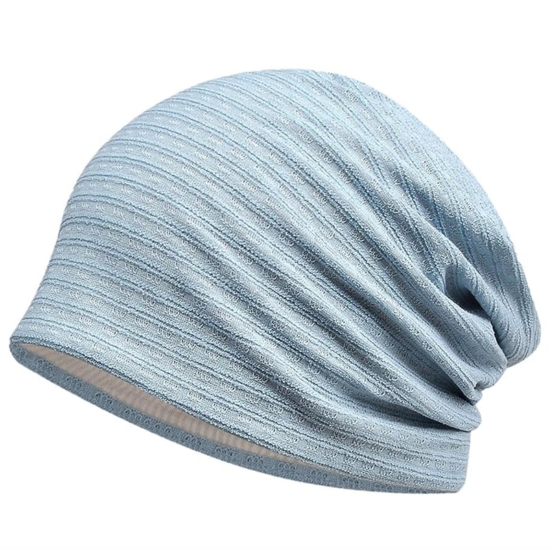 

[Odejaa] knit hat Thin care hat sweat absorption ventilation Cooling measures knit cap Fashionable Relaxing summer knit beanie skin-friendly Zero