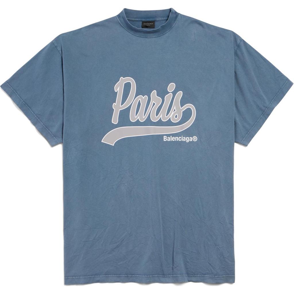 Balenciaga Enjoy Paris Oversized T Shirt 787349TRVM19340