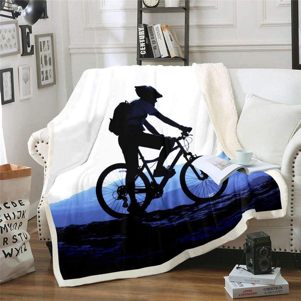 Red Rose Blanket Soft Fleece Throw Black Background Romantic Design Home Decor Gift for Her