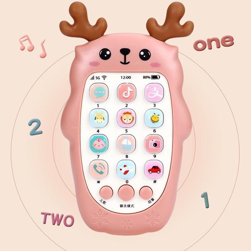 Baby Phone Toys Music Voice Toy Early Educational Learning Machine Electronic Baby Toy