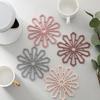 Heat Resistant Hollow Flower Thickened Cup Coaster Mat