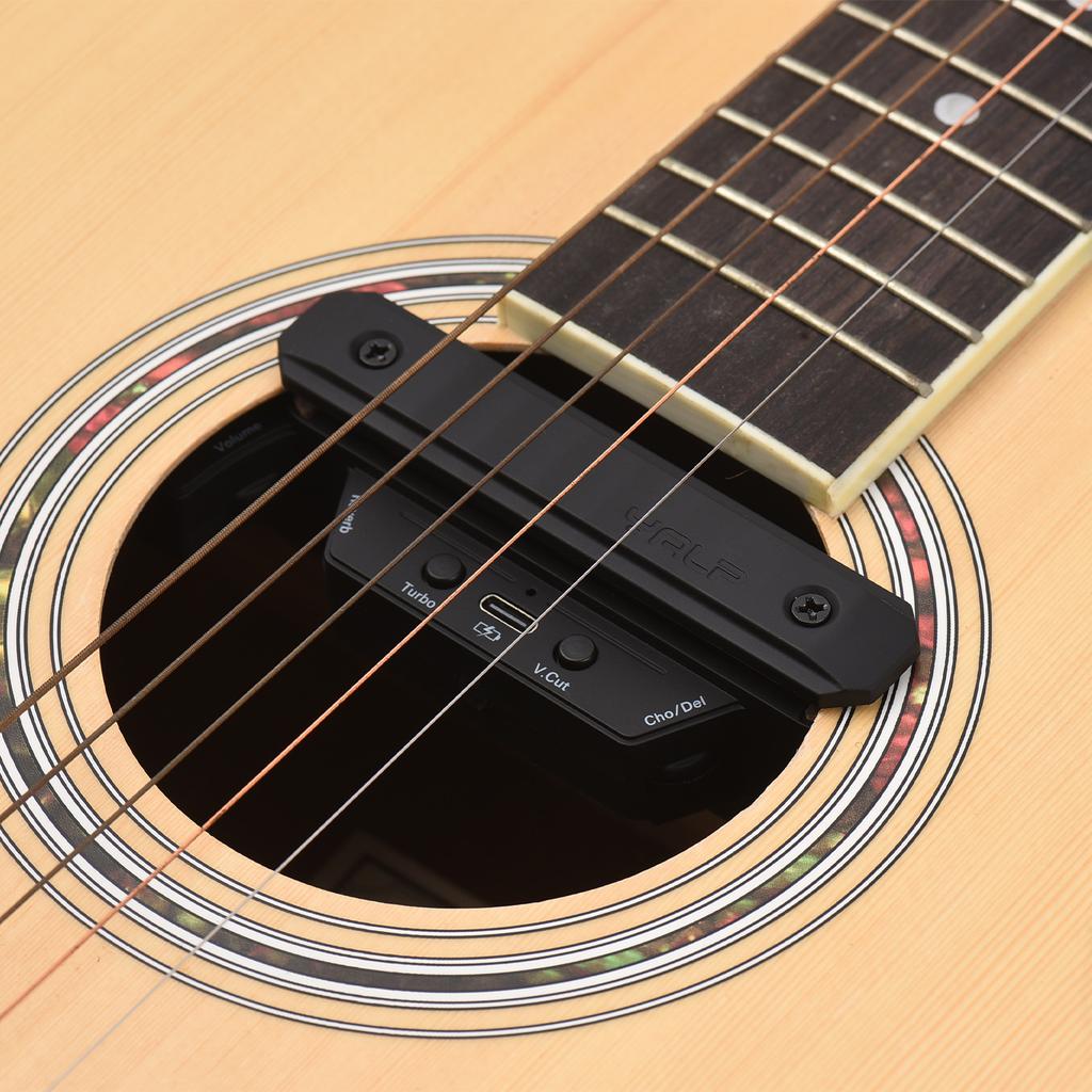 YALP Guitar Pickup DOUBLE Vibration Pickup Sound Hole Pickup Noise Reduction Resonance No Punching