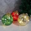 Polyethylene Glycolbattery Operated Shatterproof Plastic Christmas Ornament PEG Texture for Table Festival Decors