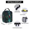 Tropisches A-Wald-Papageien-Design Isolierte Lunchtasche für Damen Kinder Tragbare Lebensmittelboxen Thermische Lunchbox Tragetasche