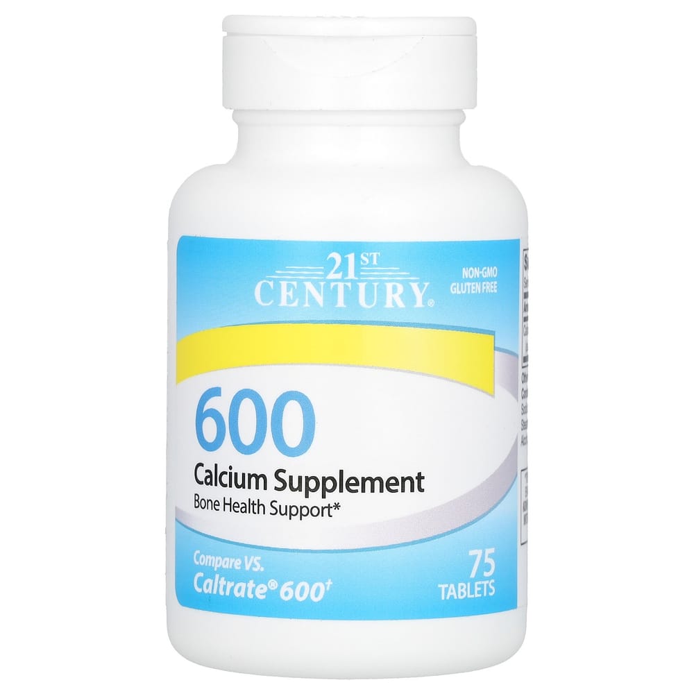 21st Century Sentry Calcium Supplement 600, 75 Tablets