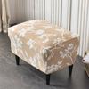 Floral Printed Wing Chair Cover Stretch Spandex Armchair Covers Nordic Removable Relax Sofa Slipcovers With Seat Cushion Covers
