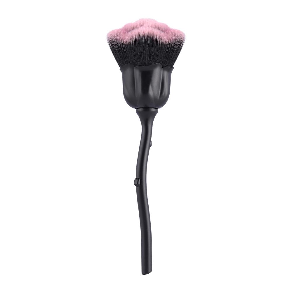 Compact Retractable Multi-Use Makeup Brush - Black
