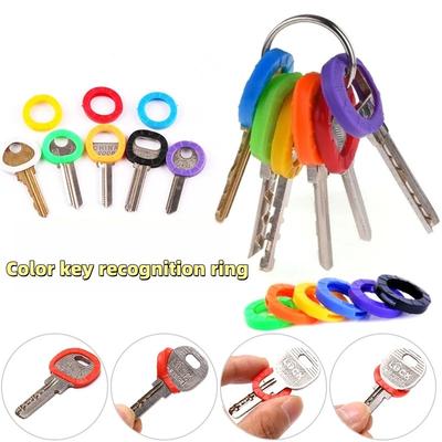24 Pièces/32 Pièces Capuchons de Clé Colorés pour Identification de Clé, Design Multicolore pour une Différenciation Facile des Clés, Codes d'Identification de Clé sur Bracelet