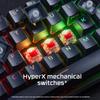 HYPERX Alloy Origins 65 Compact RGB Mechanical Gaming Keyboard with HyperX Red Manufacturer Switches, Black, 2-Year Warranty, 4P5D6AA#ABA [Used]