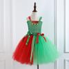 Kinder Weihnachten Elf Kostüm Zubehör für Mädchen 2-12 Weihnachten Geburtstag Fotografie Enthält Kleid und Weihnachtsmütze