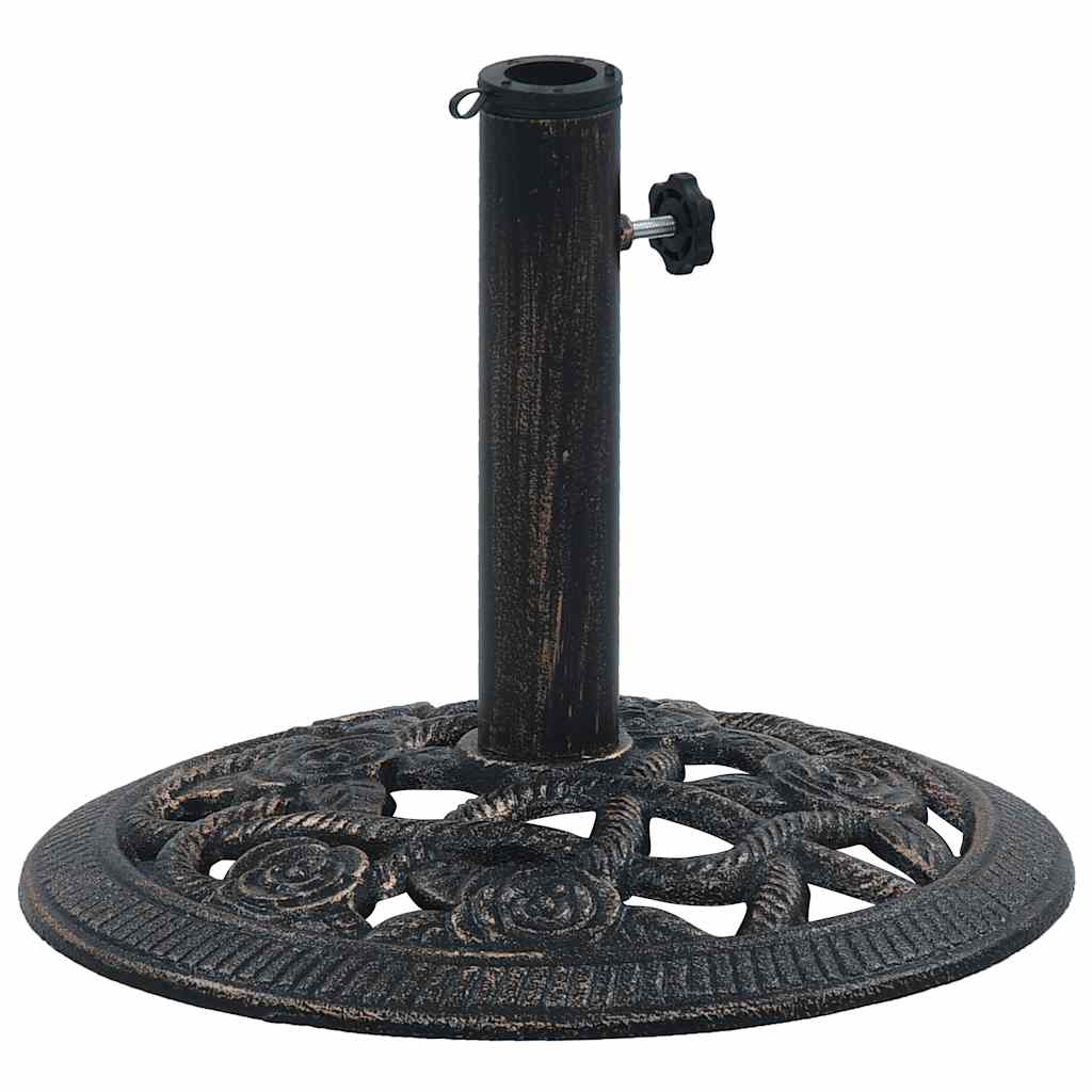 Schirmständer Schwarz Bronze 9 kg 40 cm Gusseisen