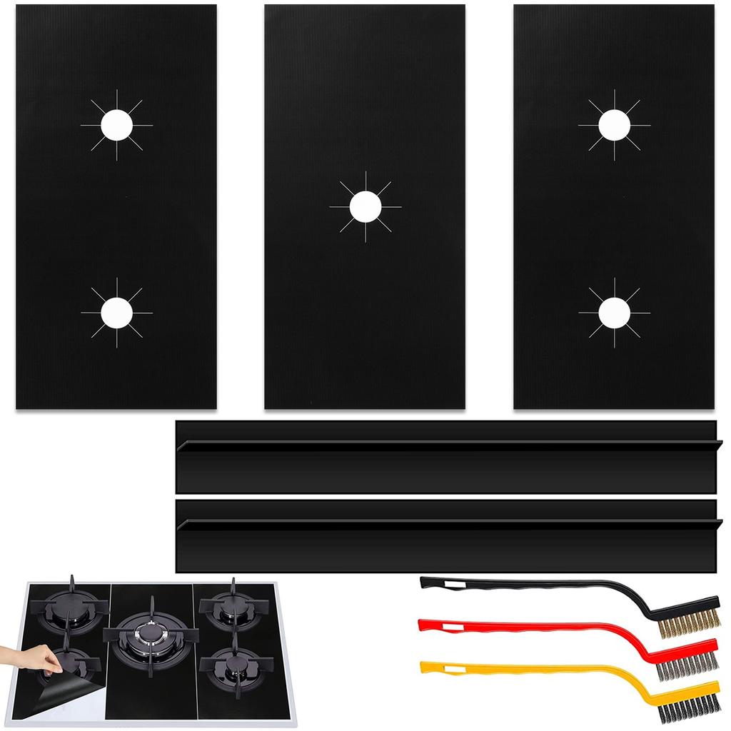 Stove Burner Covers Gas Stove Protectors Reusable Non-Stick  Fast Clean Liners Washable Stove Top Covers for Kitchen/Cooking