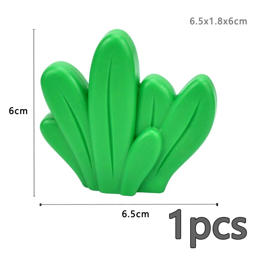 

Строительный блок большого размера, растение, фрукты, аксессуары, цветок, трава, пень, украшение, ферма, совместимые большие тарелки, кирпичные игрушки Duploes