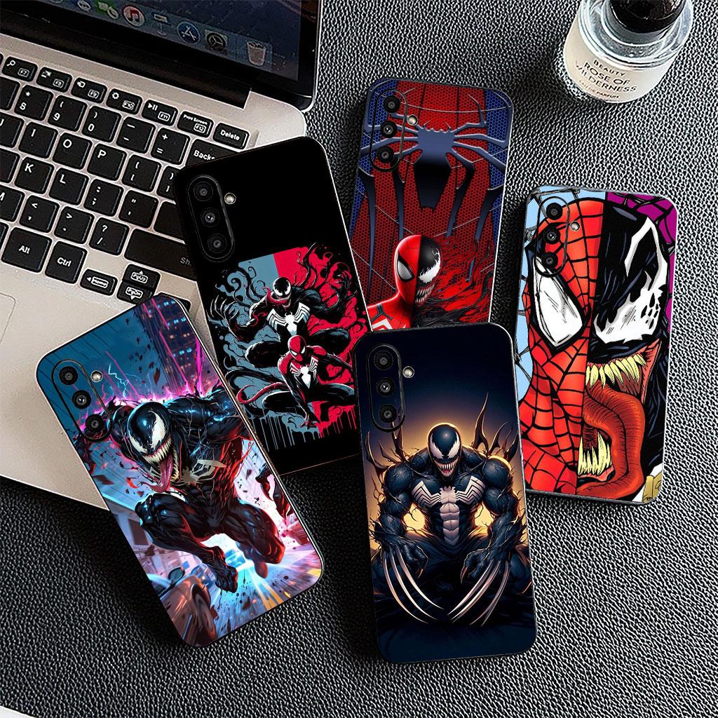 Phone Cover for Motorola Moto G86 G57 E14 E15 G14 G34 G35 G84 G24 A54 G15 Power E22 Case SpiderMan Marvel Venom Spider Man