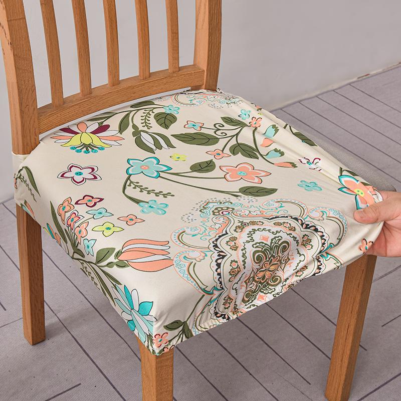 

Комплект эластичных чехлов на сиденья для обеденного стула, мягкие съемные моющиеся чехлы на сиденья для обеденных стульев, чехол для сиденья в столовой, защитный чехол