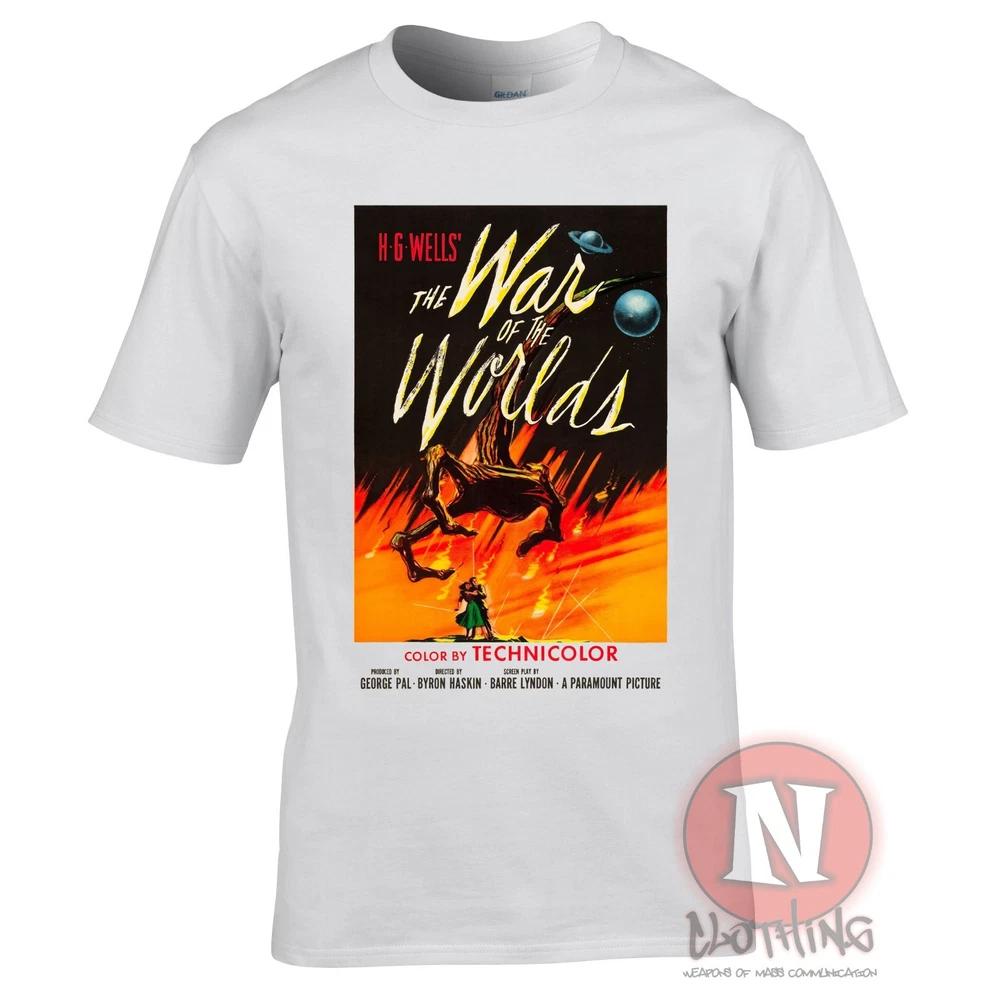 The War Of The Worlds TShirt Classic Hg Wells Science Fiction Movie Poster 1953 S