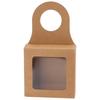 25PCS Hanging Hook Gift Box Kraft Paper Bottle Hanger Box Hanging Favor Box  Home Decoration