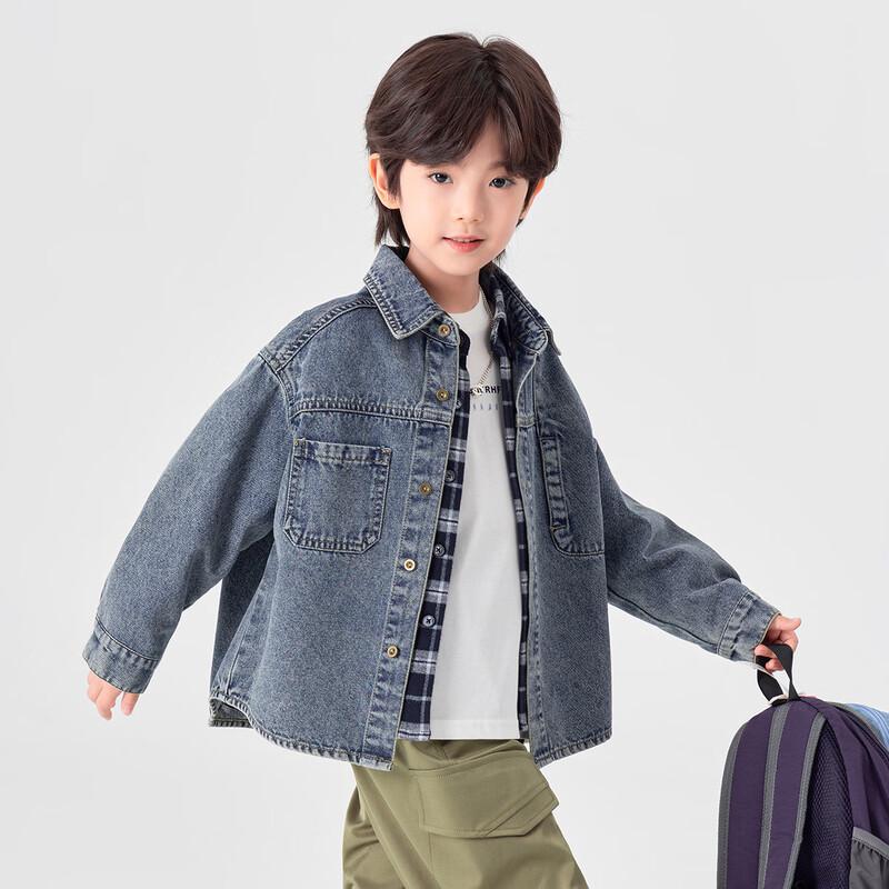 

Boys Casual Washed Denim Jacket 150