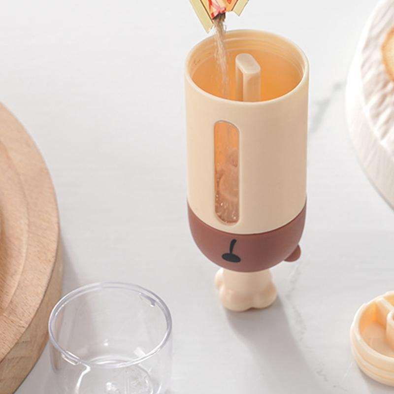 Space Saving Kitchen Spice Dispenser Press Type Portion Control Sealed Lid Food Safe Storage For Baking Seasonings