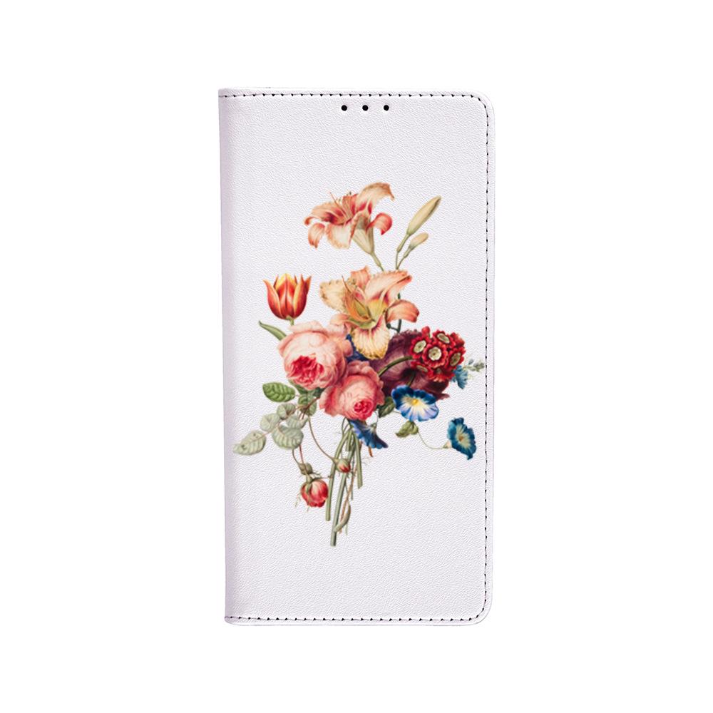 Itel City 100 Flip Phone Leather Case with Creative Floral Design