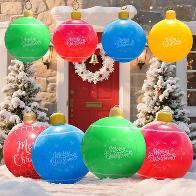 Inflatable Christmas Balls for Garden Party Atmosphere Decoration