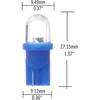 Cciyu 10pcs T10 194 168 2825 Wedge SMD Led Bulbs Instrument Cluster Light Panel Gauge Lamp Blue