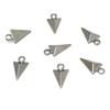 20Pcs Triangle Charms Pendant for Earrings Bracelet Necklace Jewelry Making Stainless Steel Pendants DIY Handmade Accessories