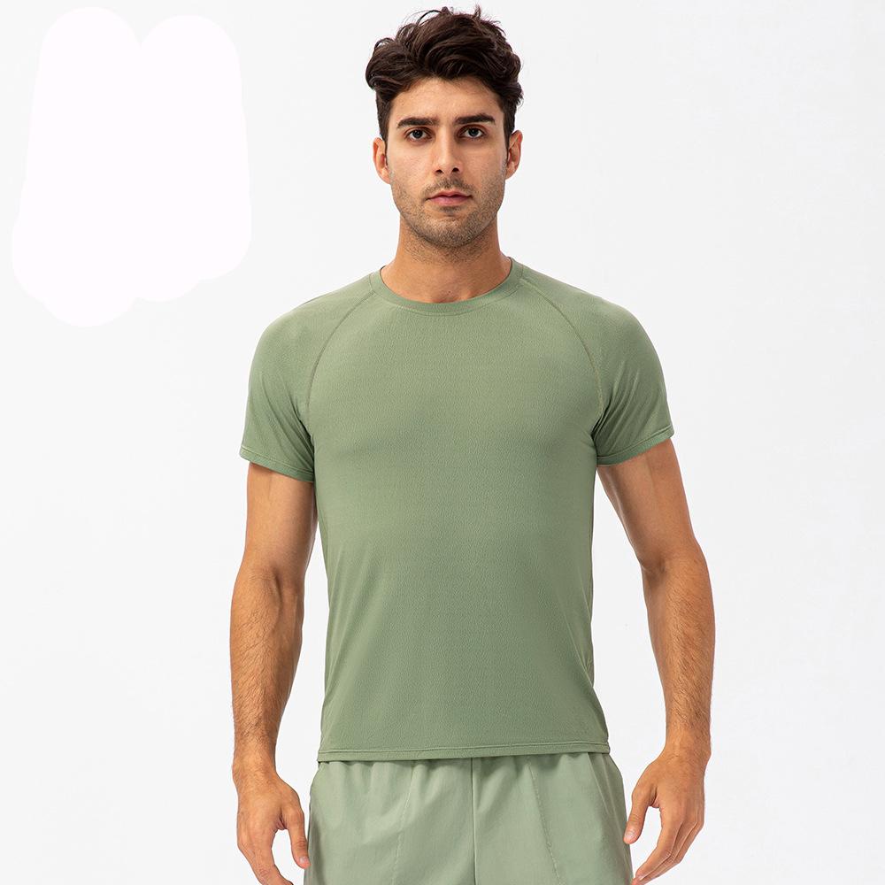 Men's Sports Short Sleeve T shirts Quick-Drying Tops Running Exercise Cycling Fitness Shirts Sportswear