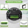 LITE-Ersatzteile Für Irobot Roomba Combo J7+ J9+,Zubehör Enthält 1 Satz Gummibürsten,Filter,Seitenbürsten