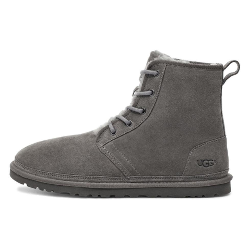 UGG Harkley Fleece Lined Snow Boots Gray Men s 1016472-CHRC EU 39.5