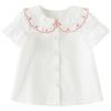 DAVE & BELLA Girls' Short Sleeve Cotton Shirt
