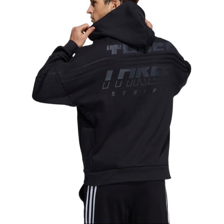 adidas Jackets Men's Black Hooded Moderate Other GT6355