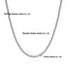 Silver-Plated 4MM Buddhist Bead Necklace - Trendy European, American, Japanese & Korean Fashion Jewelry