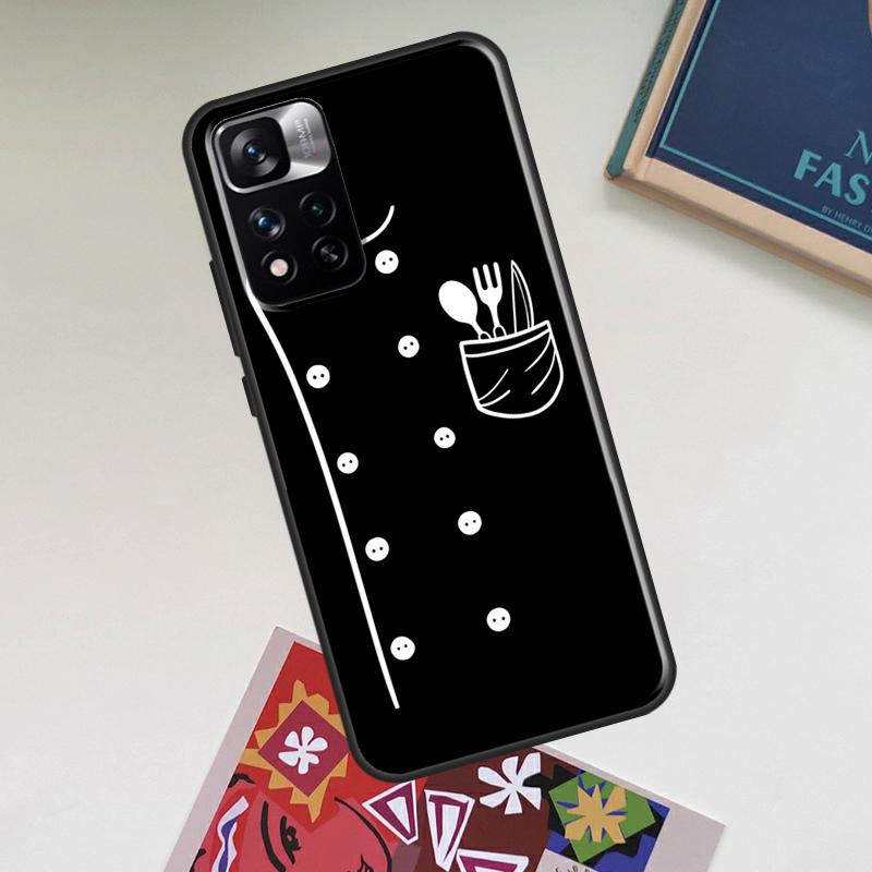 

Baker Love Baking Chef For Xiaomi Redmi Note 8T 9S 10S 8 9 10 11 Pro Back Cover For Redmi 9T 9A 9C 10 Phone Case Redmi Note 10 4G
