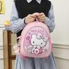 Mochila Infantil Elsa Hello Kitty Kuromi Melody Homem-Aranha Com Nylon Respirável Para Uso Na Educação Infantil E Escolar