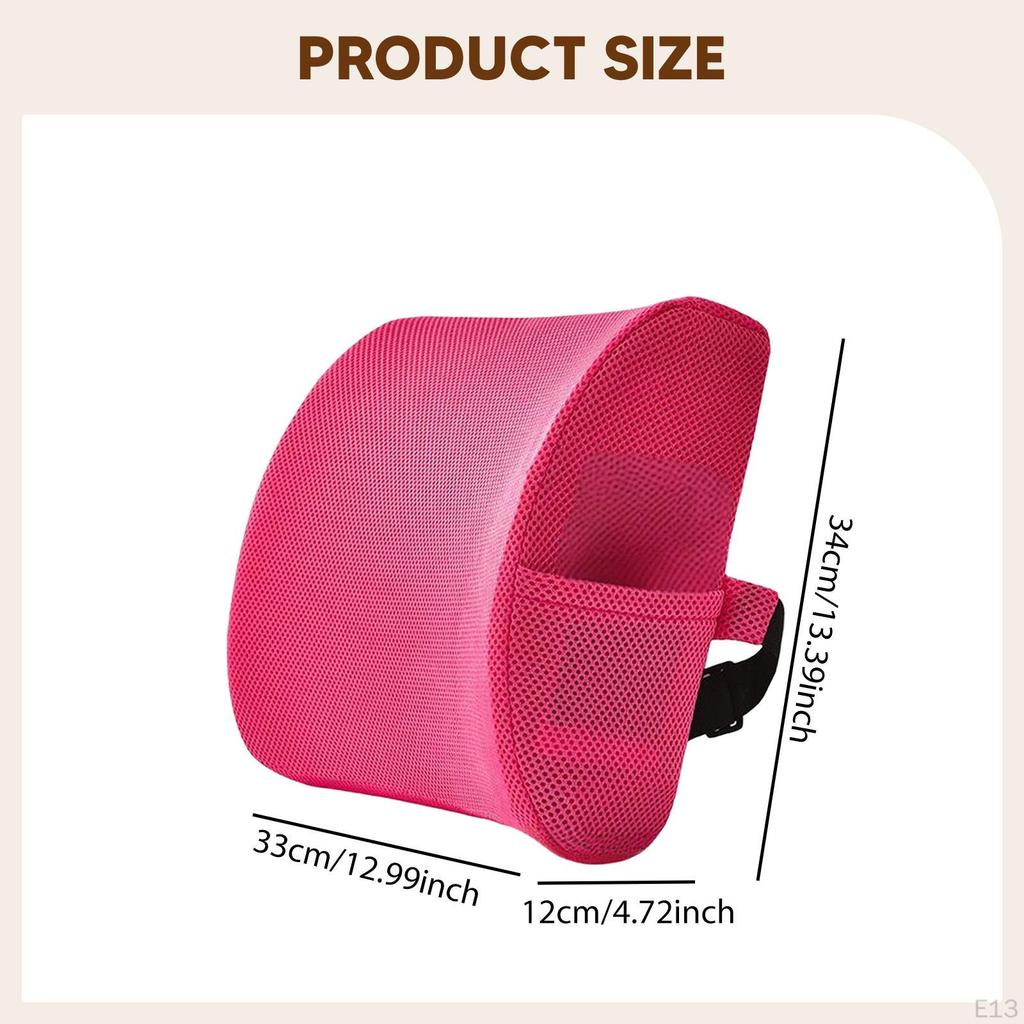 Rückenstützkissen Leichtgewicht für Bürostuhl Sofa Sitz Arbeitszimmer