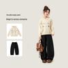 Girls' Fleece-Lined Winter Casual Curved Pants