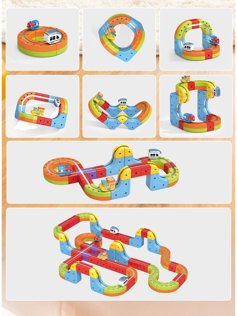 Magnetic Levitation Track Blocks: DIY Educational Toy for Kids