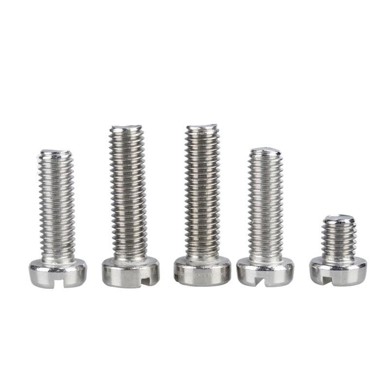 304 Stainless Steel Slotted Pan Head Machine Screws