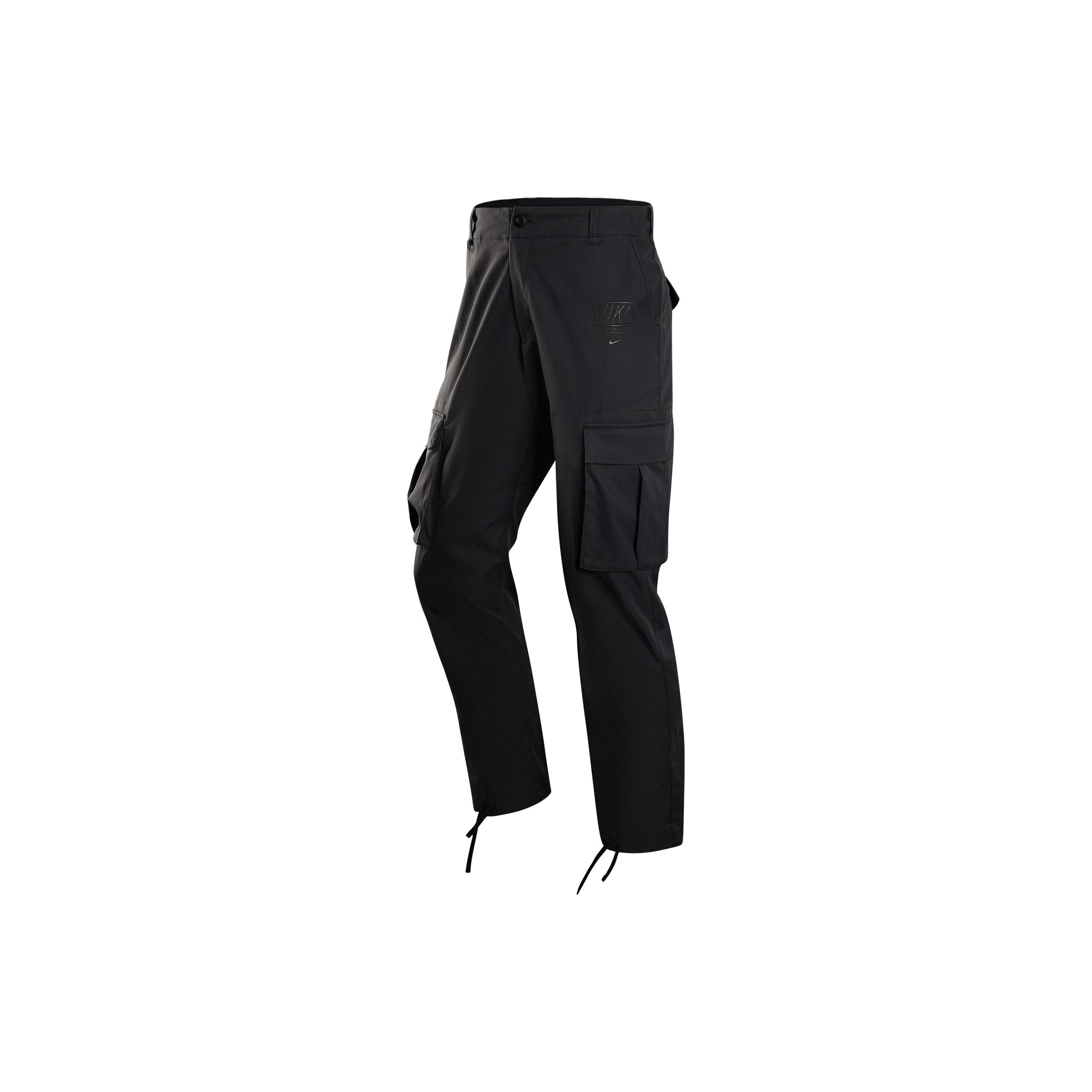 Nike Casual Pants Men s Black Moderate Cargo Pants FQ6566-010 M