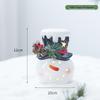 Christmas Ceramic Snowman Ornament – Small Gift Decoration Pendant