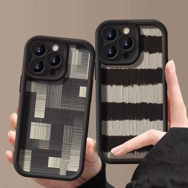 iPhone 17 Case for 13/14 Pro & 12 Devices - Striped Design for 15/16/17 Pro Max