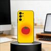 Tomato Fruit Clear Korean Cute Ins Phone Case For Samsung S25,S24,S21,S22,S23,S30,Ultra,S20,Plus,Fe,Soft Silicone Black Cover