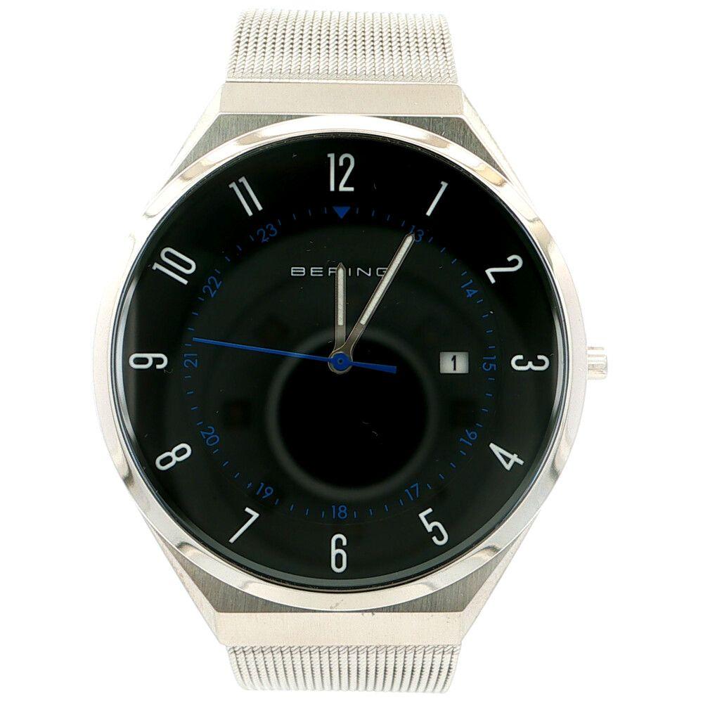 Used BERING OCEAN & FOREST 40mm quartz watch SS/stainless steel-67.5g 18740-007 Silver [] [S] [Men s] 617273 [Used]