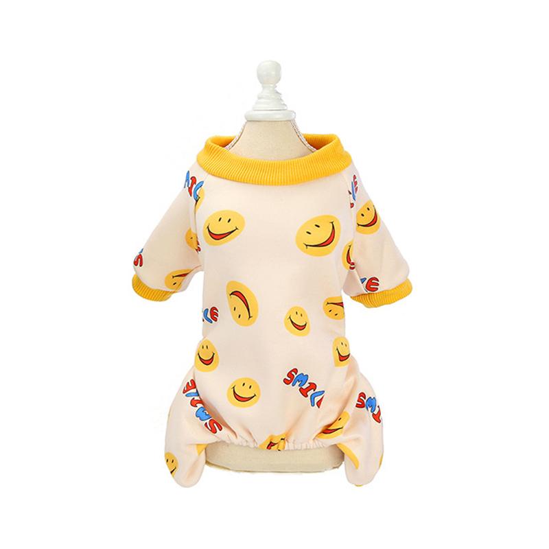 7 Colors Print Pet Dog Pajams for Small Dogs Spring Autumn Puppy Cat Jumpsuit Yorkies Terrier Mascotas Clothes Honden Kleding