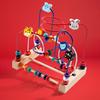 Ahşap Boncuk Labirent Oyuncak İnce Motor Becerileri Eğitici Okul Öncesi Öğrenme Hayvan Boncuklu Roller Coaster Çember Oyuncak Küçük Çocuklar Erkek Kız Hediye