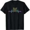 Heartbeat Cat Lover Animal British Shorthair Cat T-Shirt