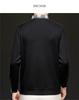 Men's Autumn/Winter Fake Two-Piece Knit Sweater with Velvet Warm Shirt Collar