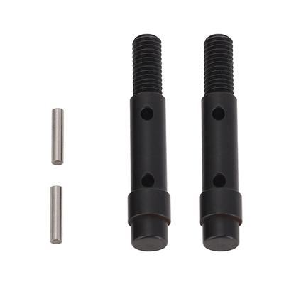 2Pcs 110 RC Front Axle Shaft Alloy Lightweight Impact Resistant Model Car Front Short Axle for VP